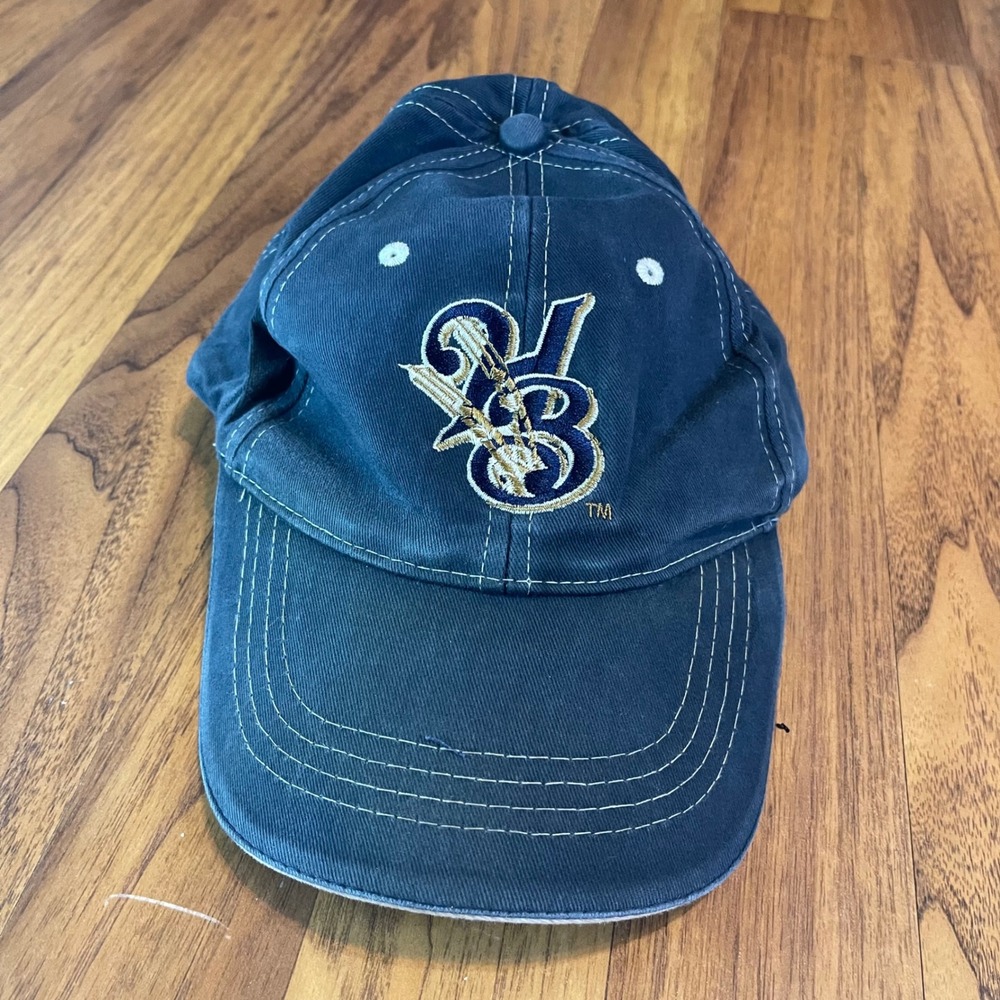 Helena Brewers Hat Mens OSFM Baseball Cap Navy Blue Cotton MiLB Montana Sport